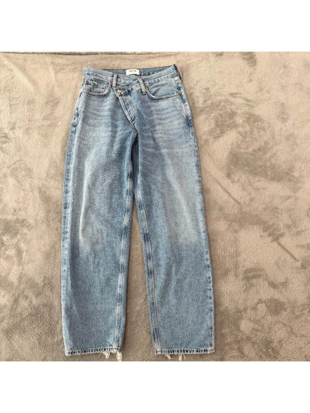 Agolde Criss Cross Straight Leg Jeans Womens 26 100% Cotton